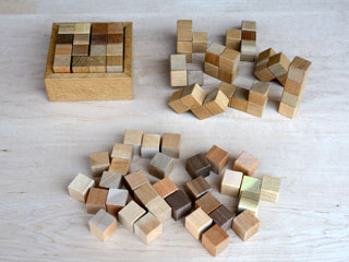 木のパズル木工教室