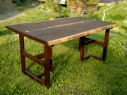 座卓兼用テーブル(ブラックウォールナット）KT-BW1650-205K